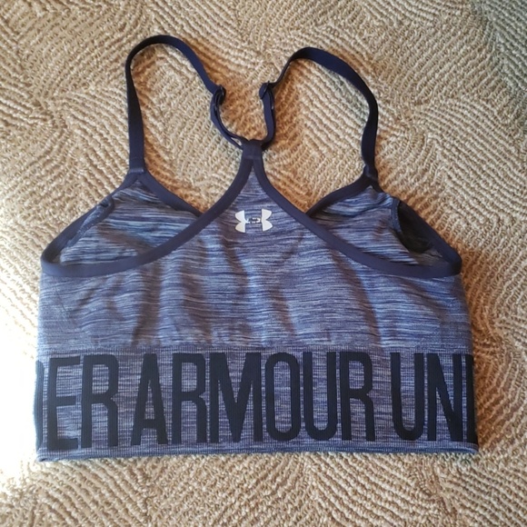 Grey Under Armour Sports Bra S - Picture 2 of 4
